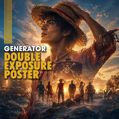 Generator Double Exposure Poster