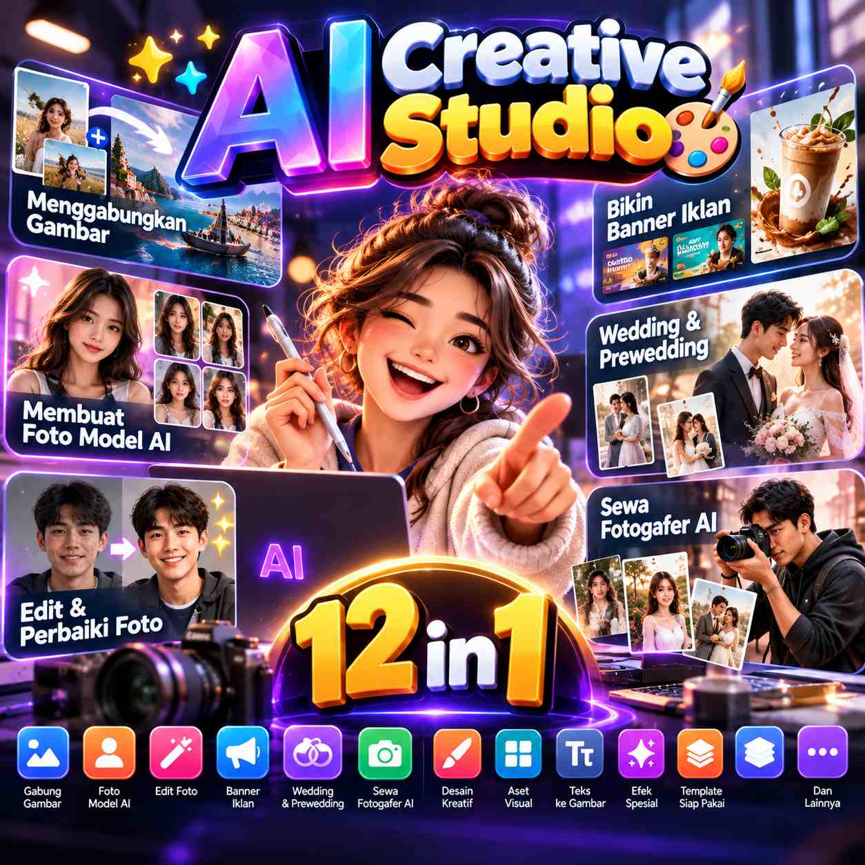 AI Creative Studio 12 in 1