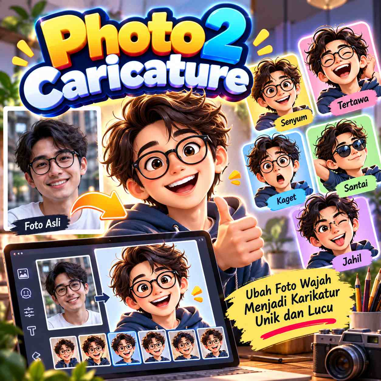 Photo 2 Caricature