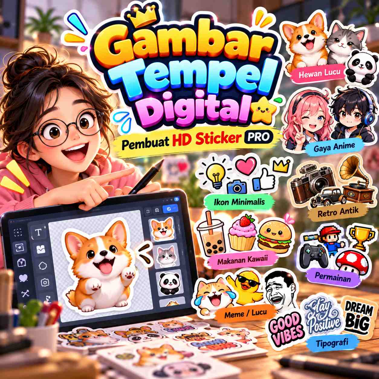 Gambar Tempel Digital