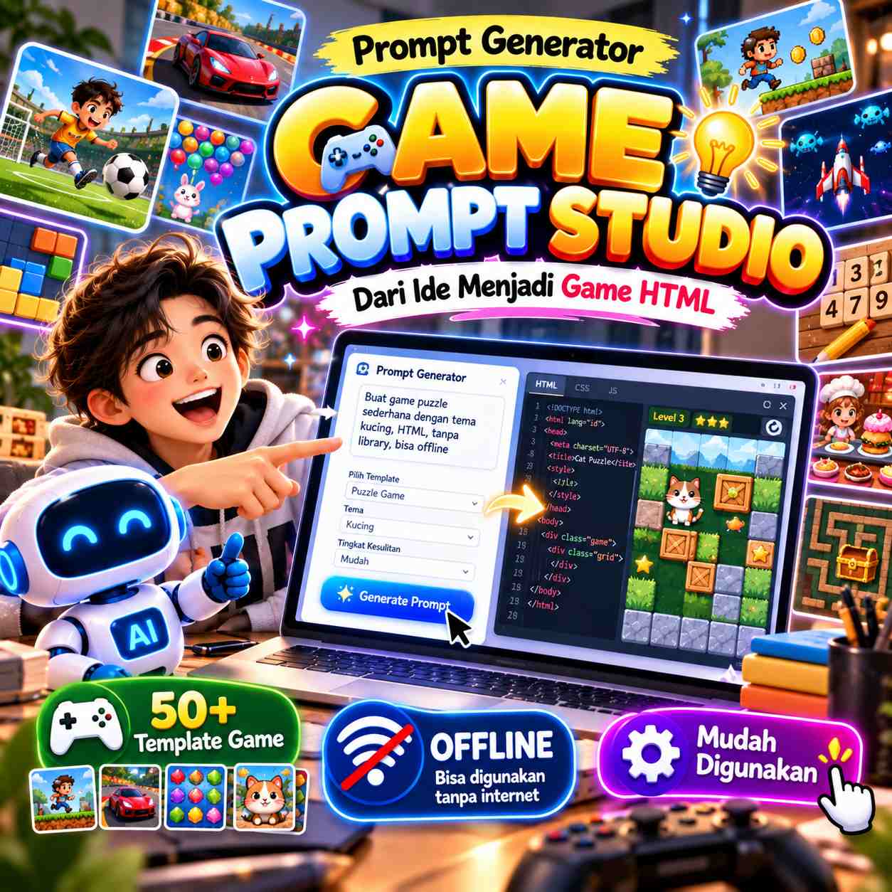 GAME PROMPT STUDIO