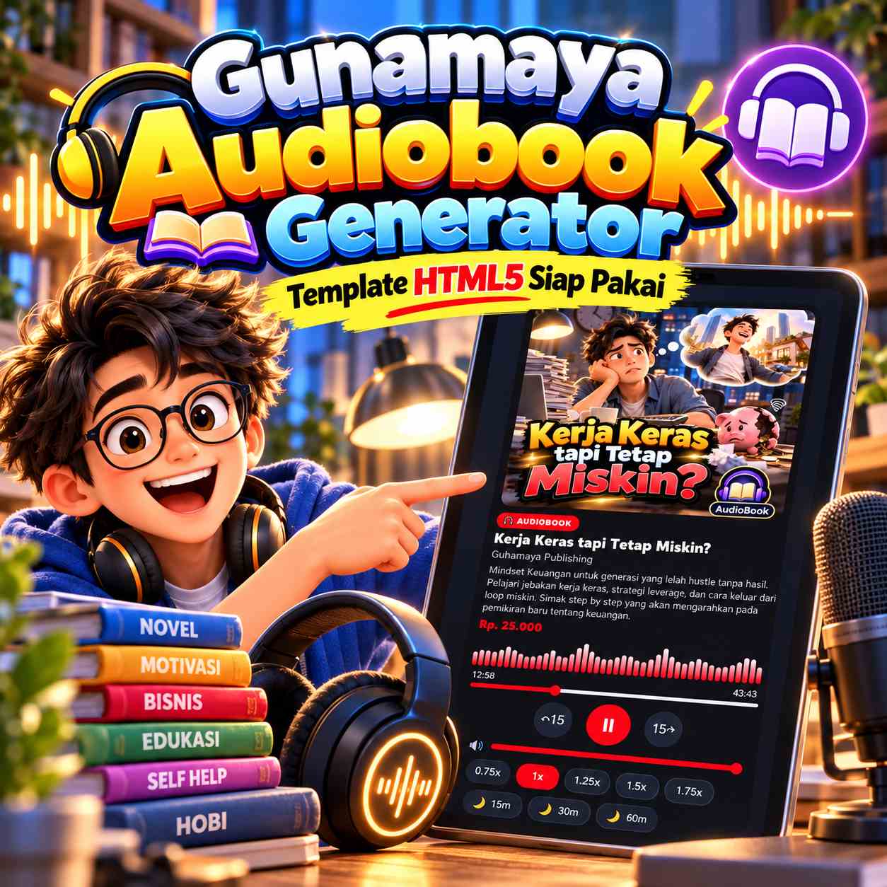 Guhamaya Audiobook Generator