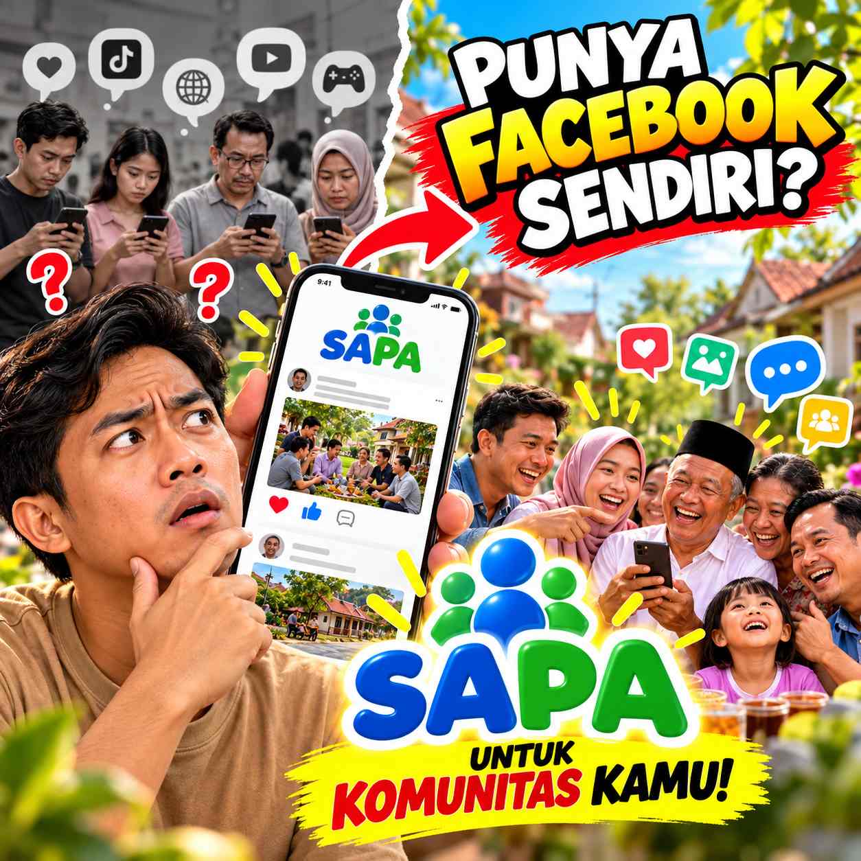 SAPA: Media Sosial untuk Komunitas Kecil
