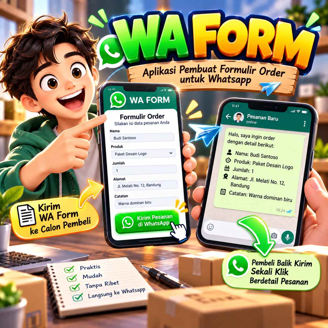 WhatsApp Form Order